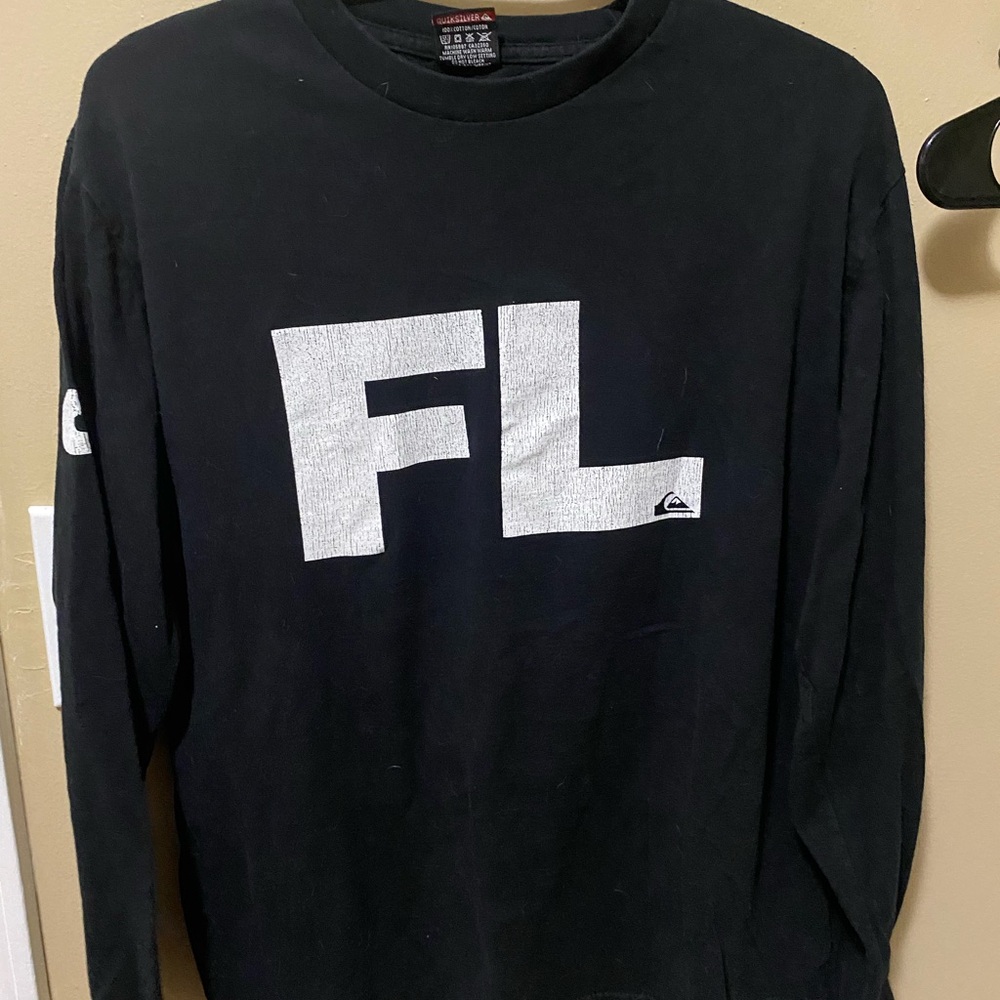 Quiksilver Black Long Sleeve Shirt